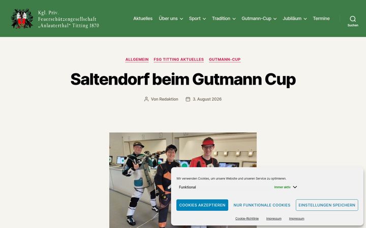 Ekraanipilt saidist fsg-titting.de