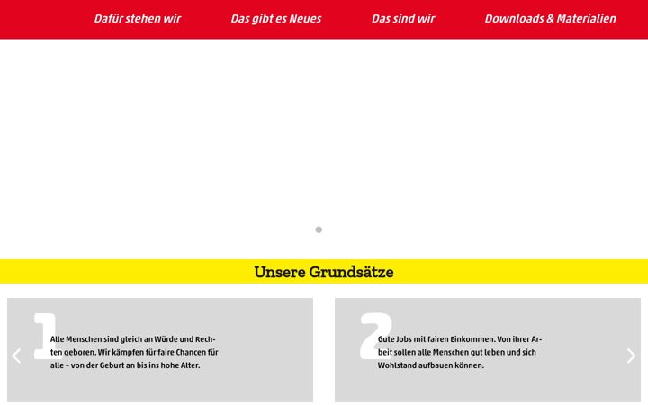 Screenshot of fsg.at
