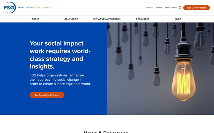 Screenshot of fsg.org