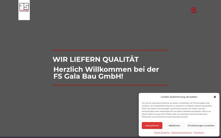 Screenshot of fsgalabau-gmbh.de