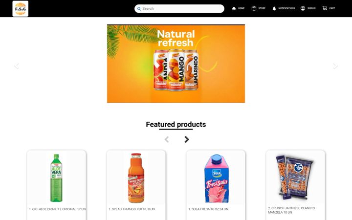 Screenshot of fsglobalwholesale.com