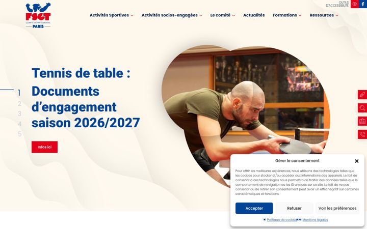 Screenshot of fsgt75.org