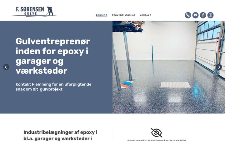 Screenshot of fsgulve.dk