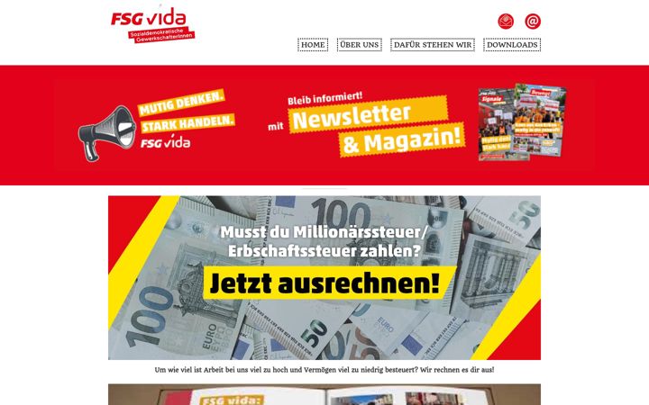 Screenshot of fsgvida.at