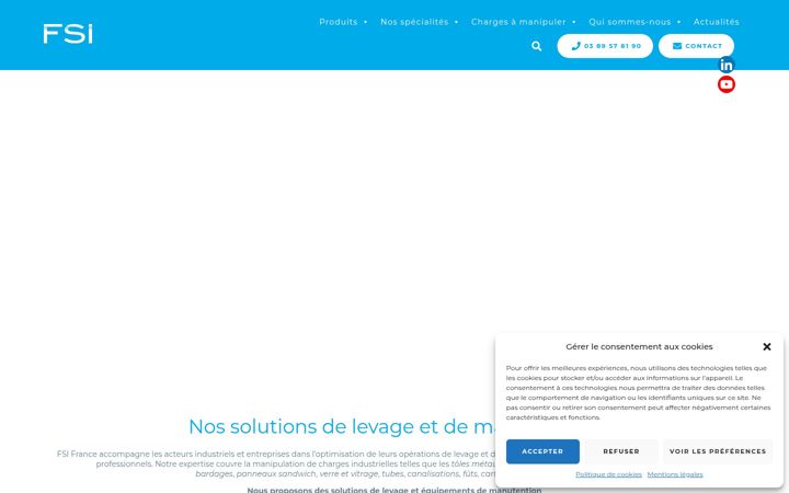 Screenshot of fsi-france.fr
