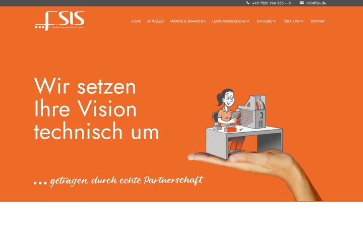 Screenshot von fsis.de