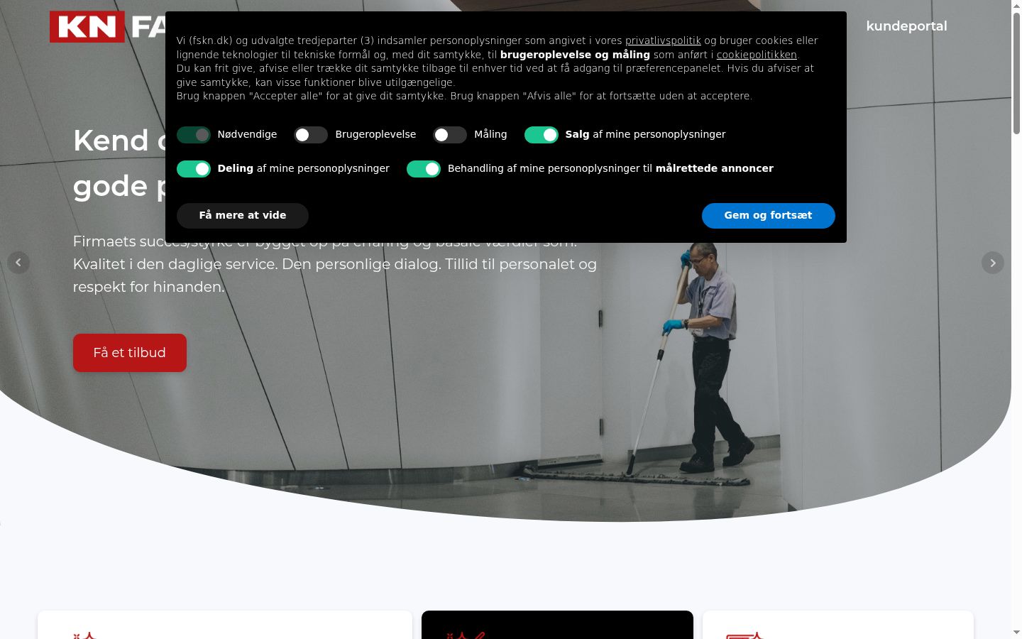Capture d'écran de la bannière de consentement affichée avant toute interaction