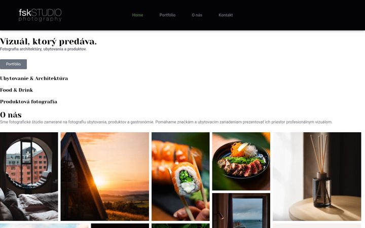 Snímek obrazovky fskstudio.sk