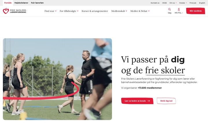 Screenshot of fsl.dk