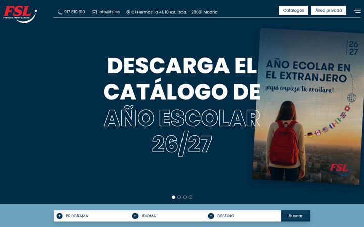 Screenshot of fsl.es