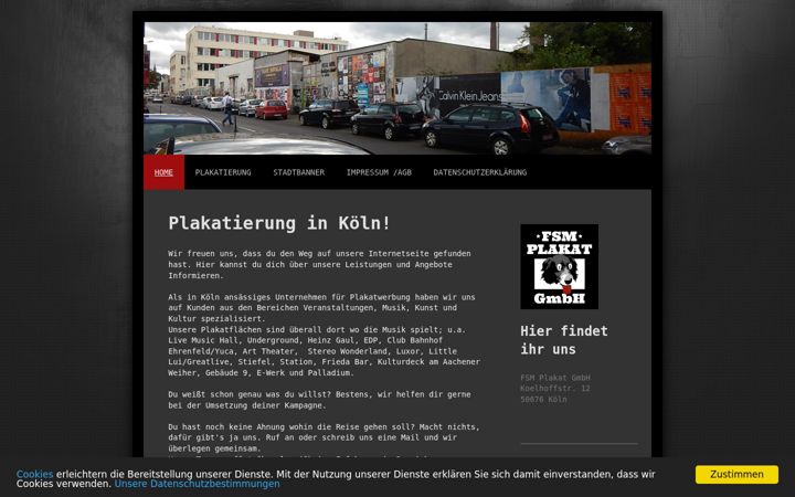 Screenshot of fsm-plakat.de