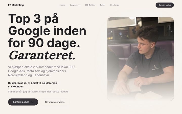 Screenshot of fsmarketing.dk