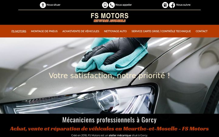Screenshot of fsmotors54.fr