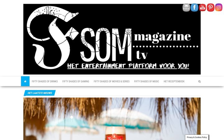 Screenshot of fsom.nl