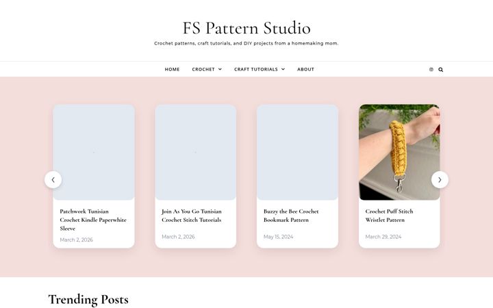Screenshot of fspatternstudio.com