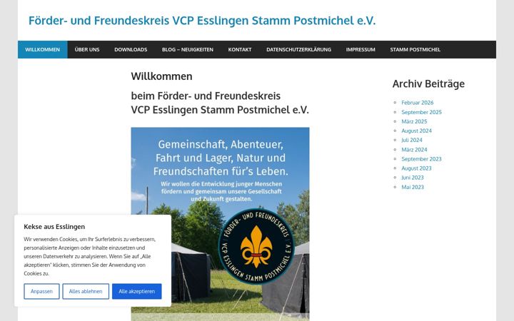 Snímek obrazovky fspes.de