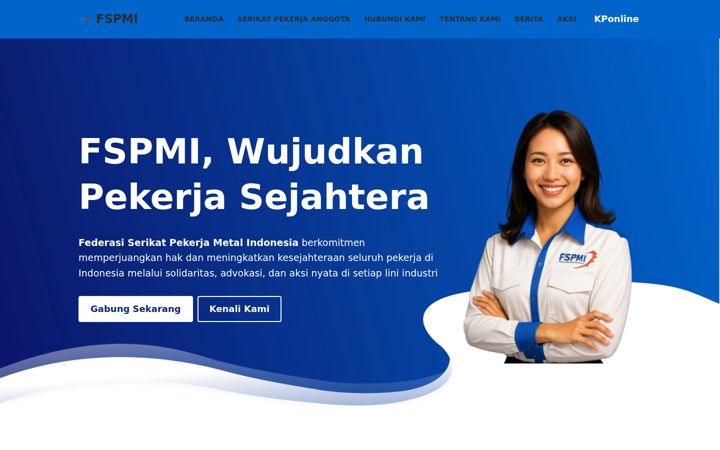 Screenshot of fspmi.or.id