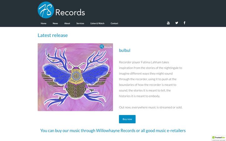 Screenshot of fsrecords.co.uk