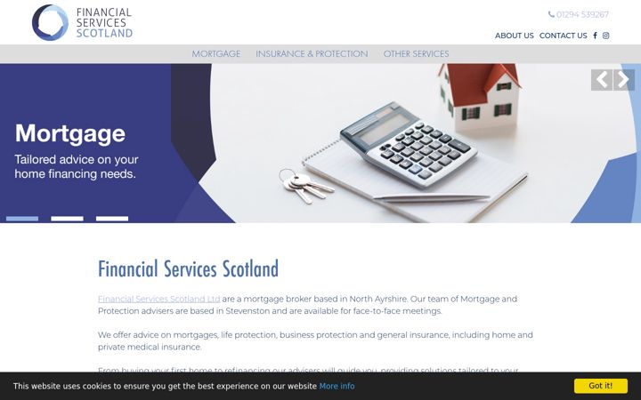 Screenshot of fsscotlandltd.co.uk