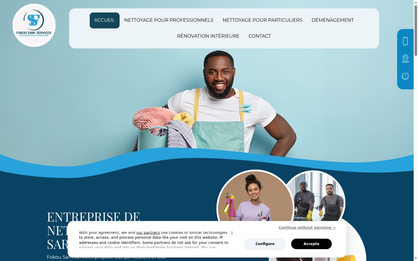 Sutikimo reklamjuostės, rodytos prieš bet kokią sąveiką, ekrano kopija
