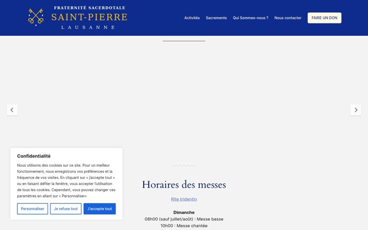 Screenshot of fssp-lausanne.ch