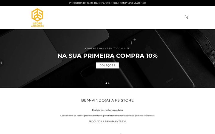 Screenshot of fsstoreacessorios.com.br