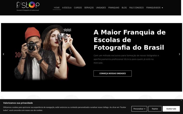 Snimka zaslona za fstop.com.br