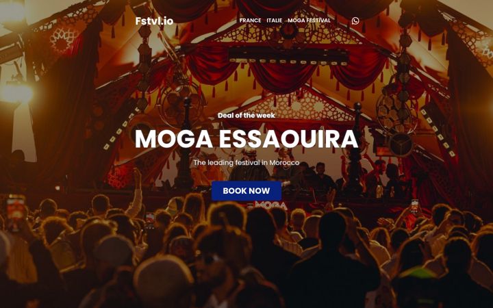 Ekraanipilt saidist fstvl.io