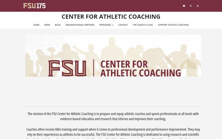 Capture d'écran de fsu-coach.fsu.edu