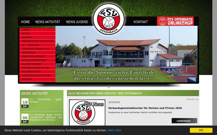 Skjámynd af fsv-offenbach.de
