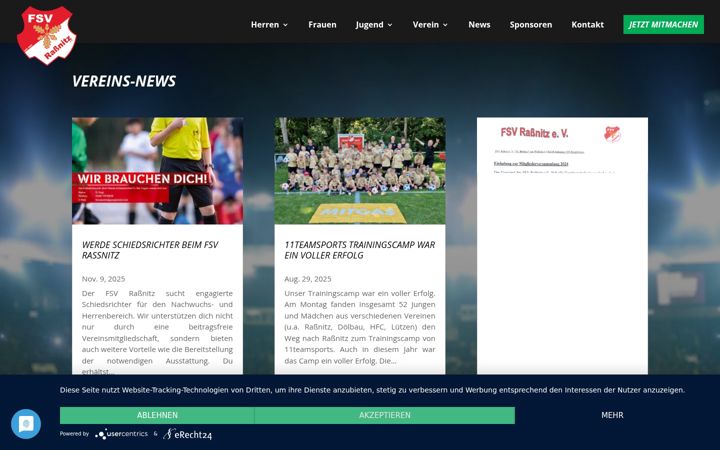 Screenshot di fsv-rassnitz.de