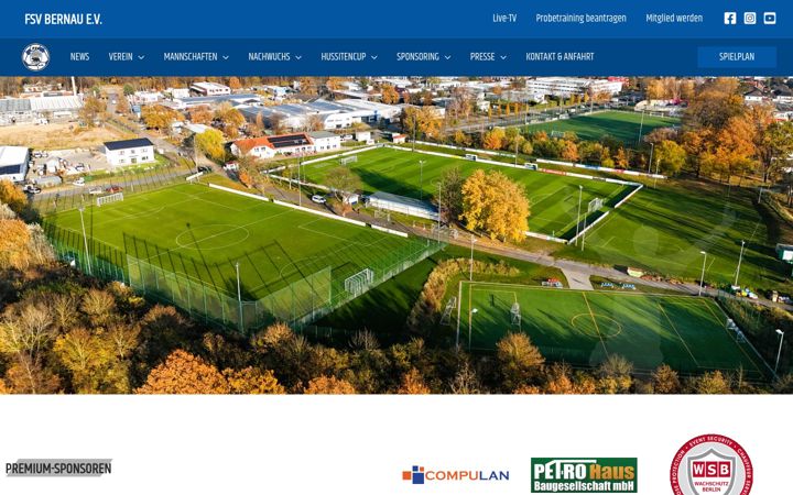 Screenshot di fsvbernau.de
