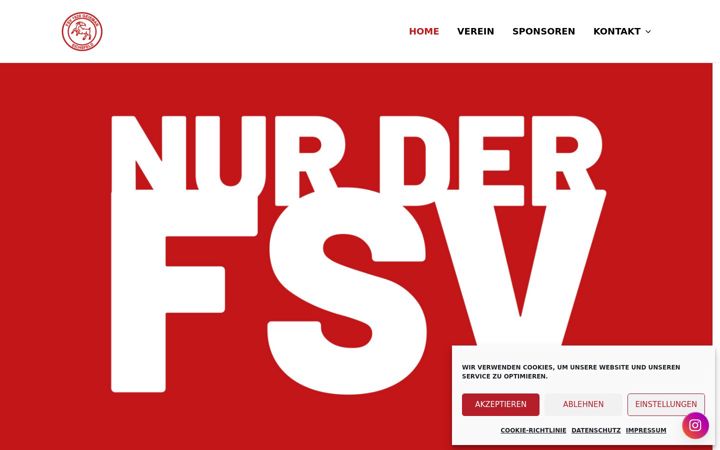 Screenshot di fsvgeismar.de