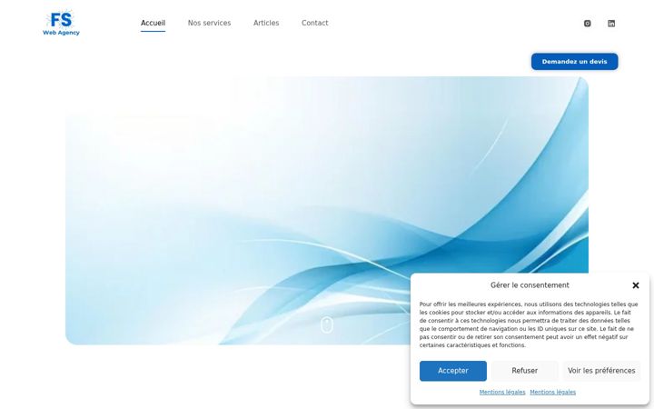 Screenshot of fswebagency.com