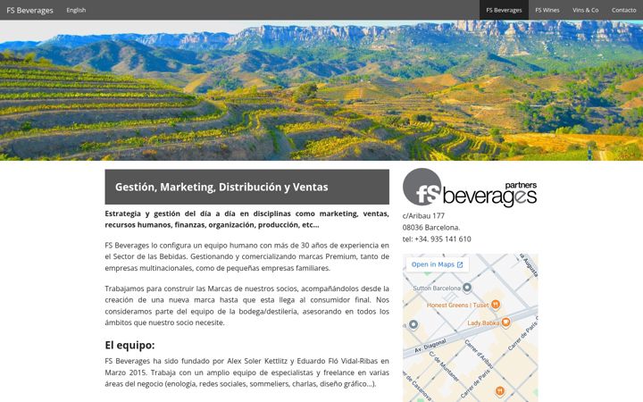 Screenshot of fswines.com