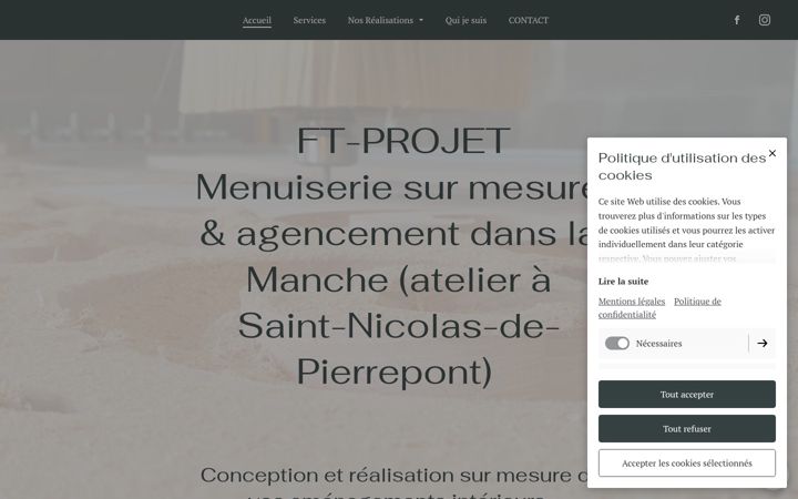 Screenshot of ft-projet.fr