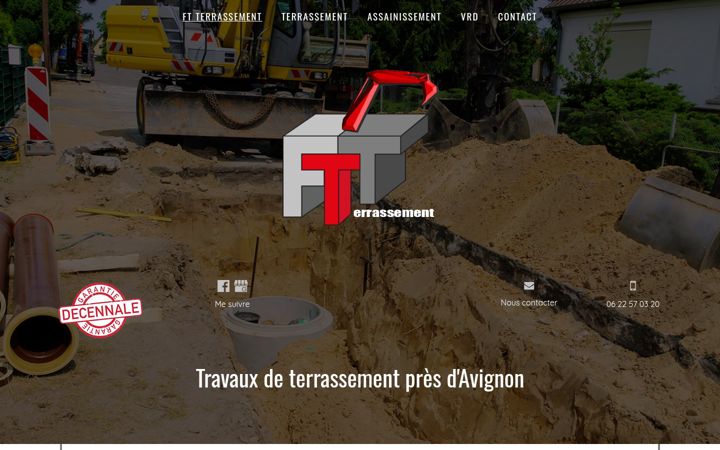 Screenshot of ft-terrassement-orange.fr