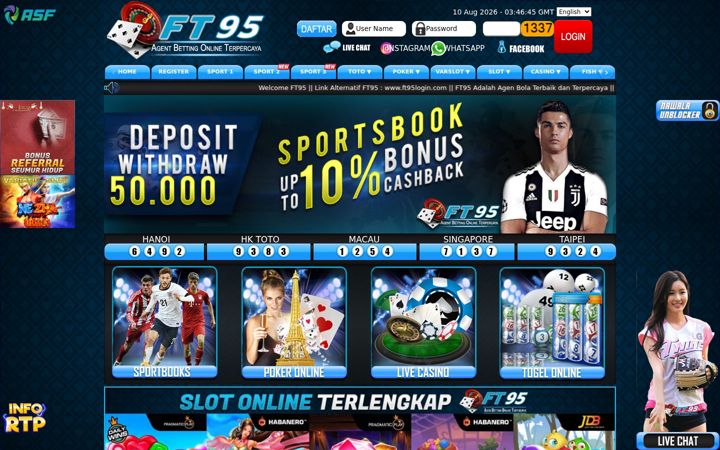 Screenshot of ft95.com