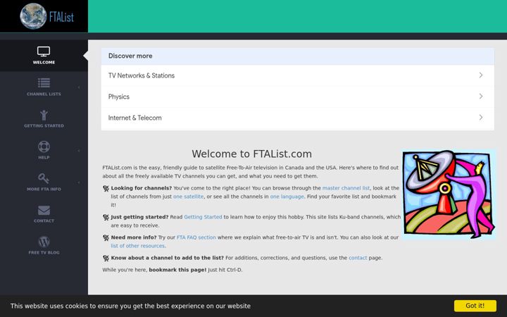 Screenshot of ftalist.com