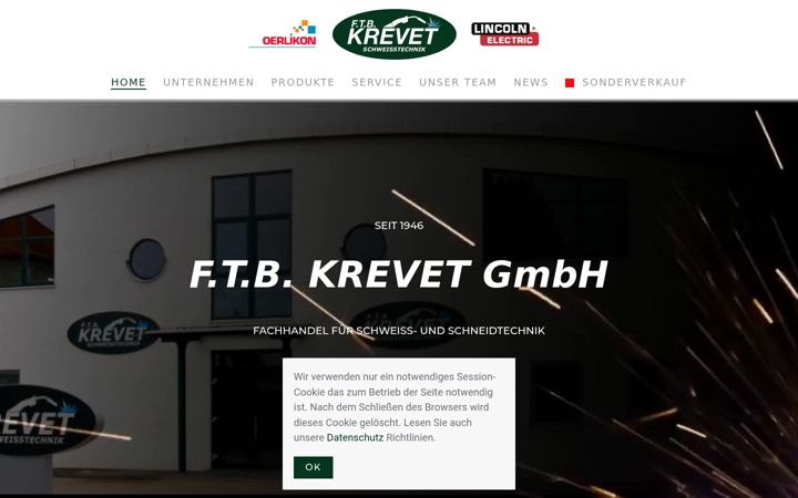 Screenshot of ftb-krevet.de