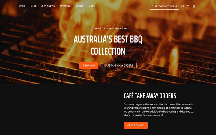 Screenshot of ftbbq.com.au
