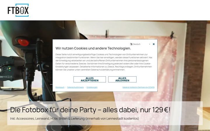 Screenshot of ftbox.de