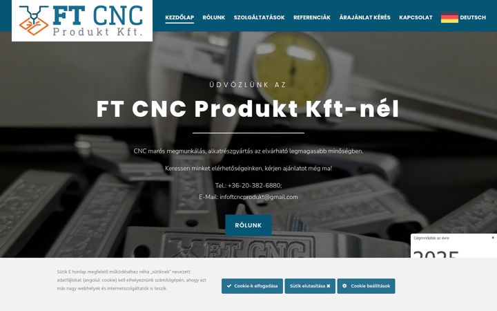 Screenshot of ftcnckft.hu