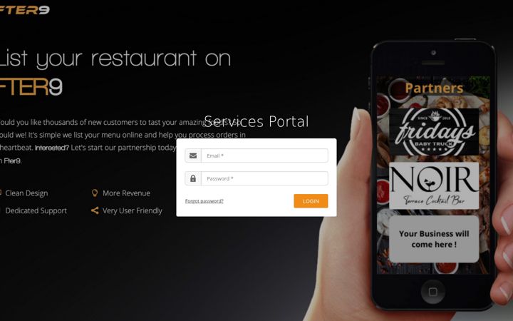 Screenshot of fter9-services.com