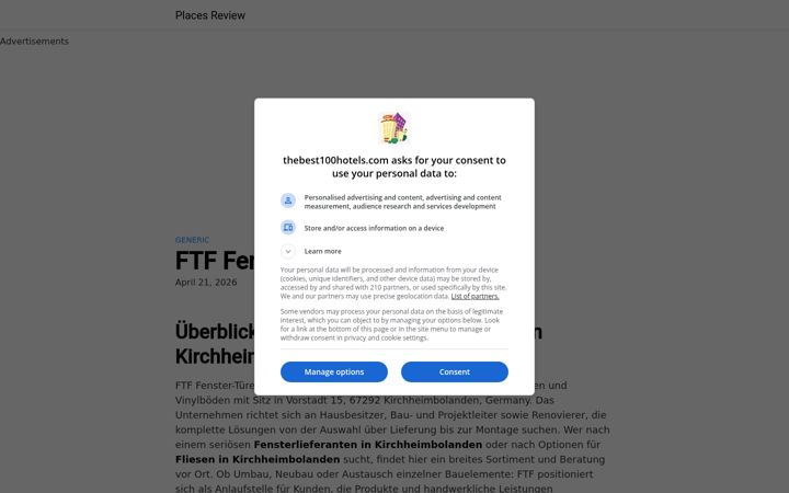 Screenshot of ftf-fenster.de