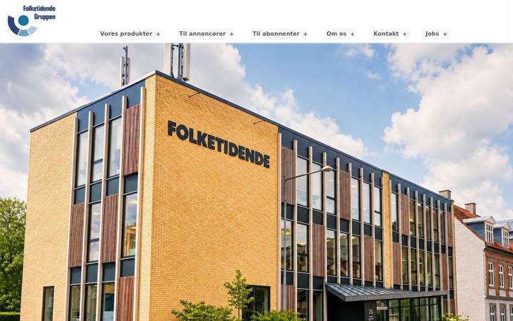 Screenshot of ftgruppen.dk