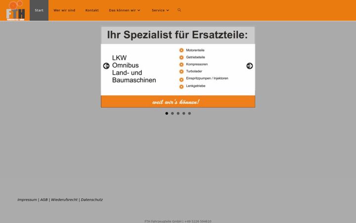 Screenshot of fth-melle.de
