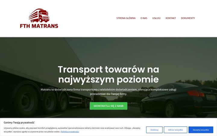 Screenshot of fthmatrans.pl