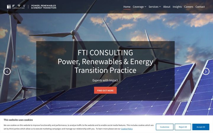 Screenshot of fticonsultingpower.com