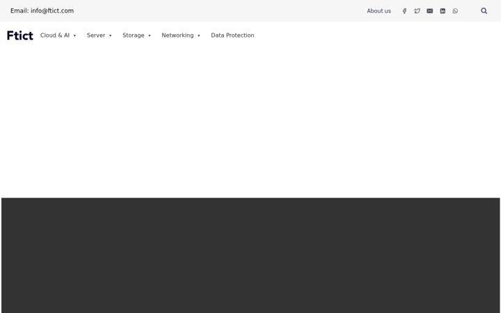Screenshot of ftict.com